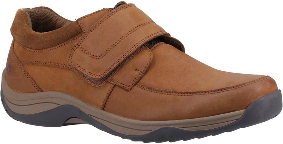 Hush Puppies Douglas Leder Heren Tan Nubuck Moccasins Schoenen