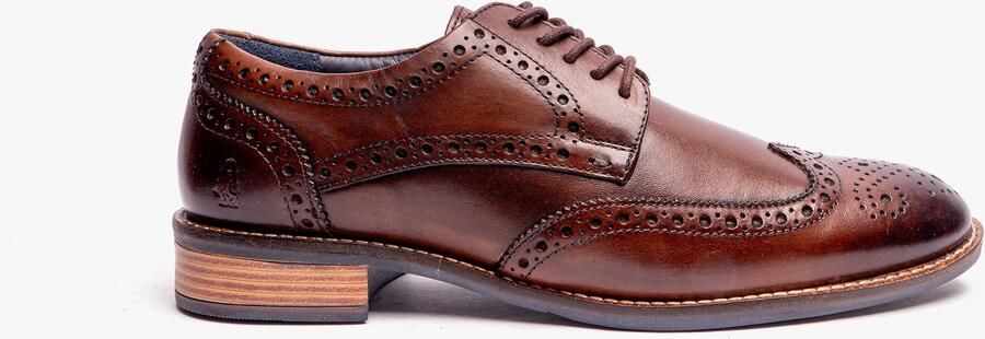 Hush Puppies Dustin Heren Brogue Schoenen Chocolade