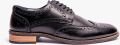 Hush Puppies Dustin Heren Brogue Schoenen Zwart - Zwart