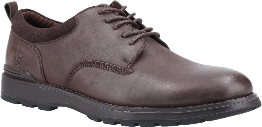 Hush Puppies Dylan leren herenschoenen (Bruin)