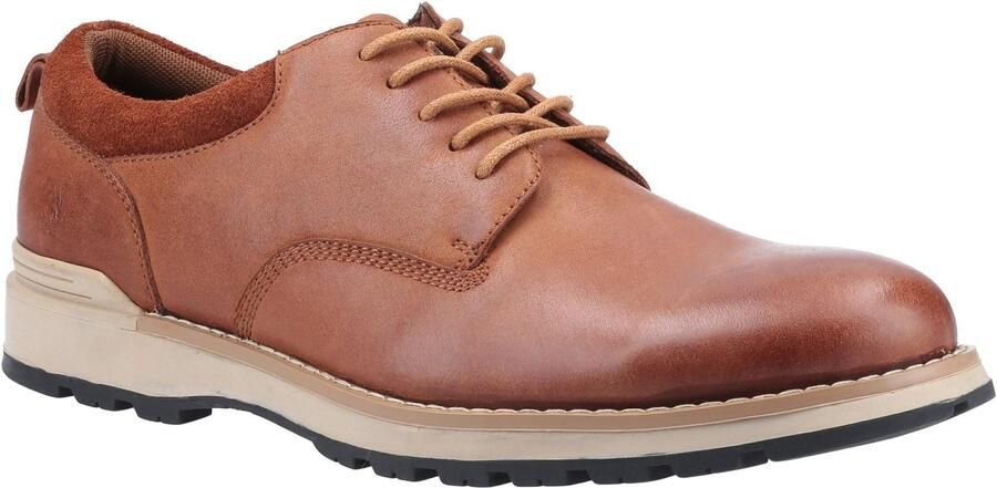 Hush Puppies Dylan leren herenschoenen (Tan)