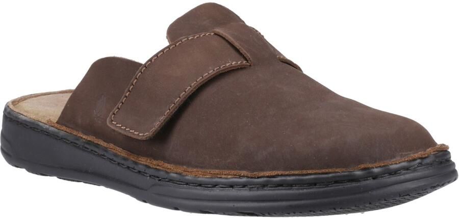 Hush Puppies Edward Leren Heren Bruine Mule