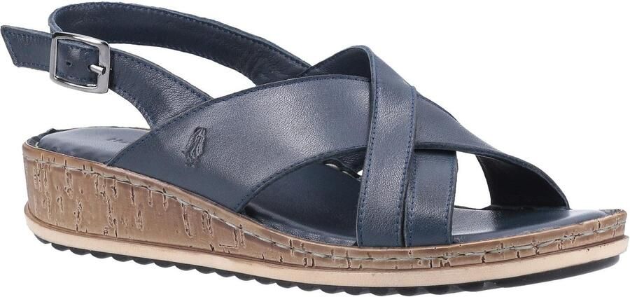 Hush Puppies Elena Cross Over Wedge Sandaal Dames