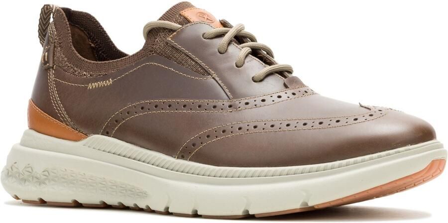 Hush Puppies Excel Leren Heren Fossil Veterschoenen
