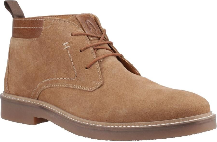 Hush Puppies Gideon Suède Heren Tan Enkelboots