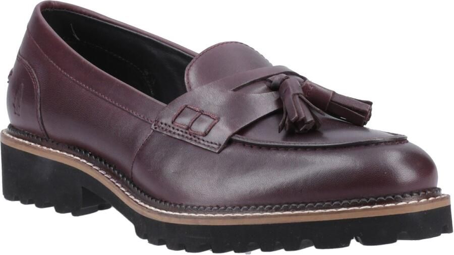 Hush Puppies Ginny Leather Dames Plummer Wijdte Loafers