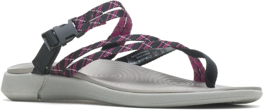 Hush Puppies Goede sandalen voor dames (Zwart Grijs Roze)