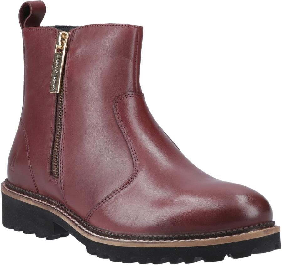 Hush Puppies Grace Suède Vrouwen Ritssluiting Laarzen Bourgondië
