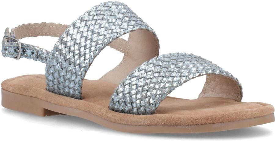Hush Puppies Helene Sandalen Leer Dames Blauw Standaard
