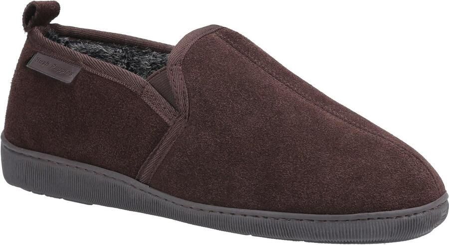 Hush Puppies Heren Arnold Slip On Leather Slipper (Bruin)