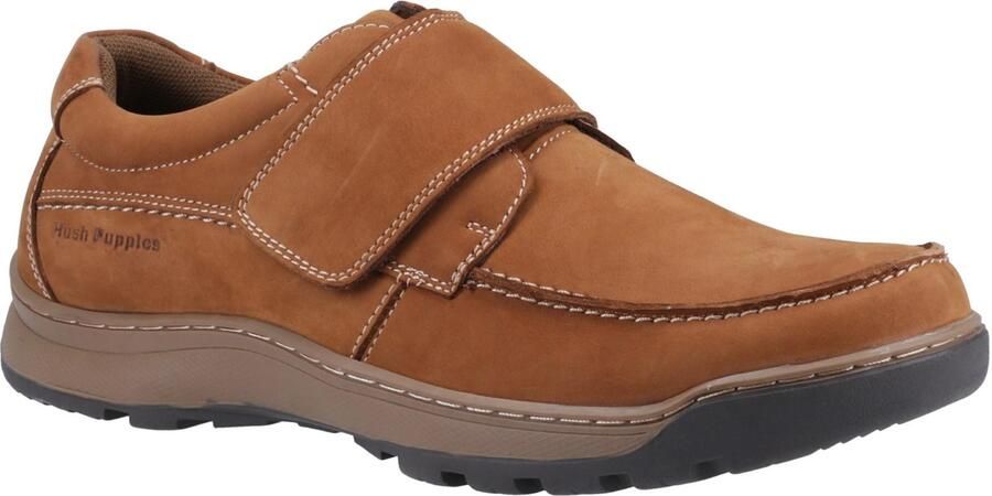 Hush Puppies Heren Casper Leren Schoenen (Tan)