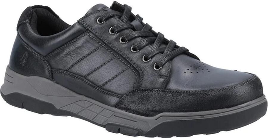 Hush Puppies Heren Finley Leren Veterschoenen (Zwart)