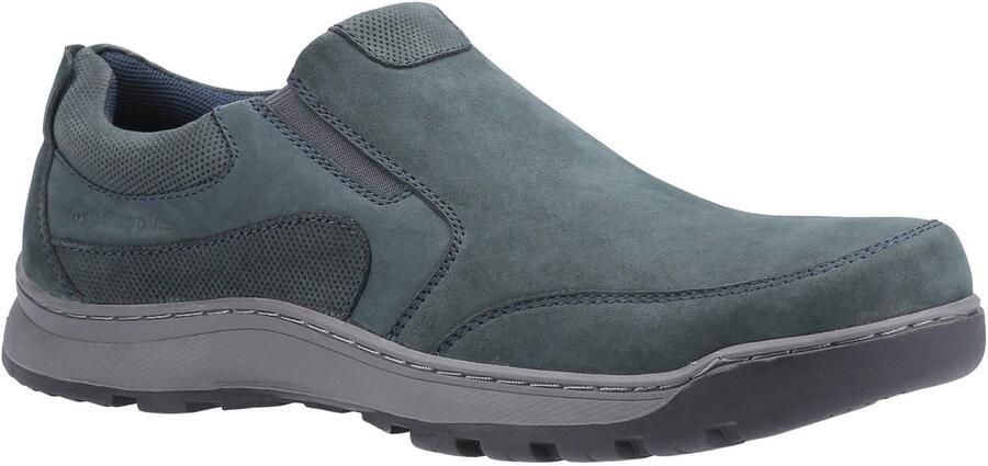 Hush Puppies Heren Jasper Nubuck Leren Slip On Schoen (Marine)