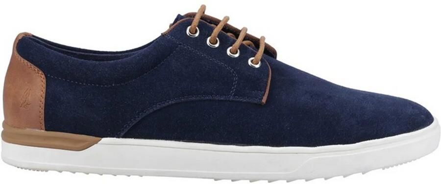 Hush Puppies Heren Joey Suède Veterschoenen (Marineblauw)
