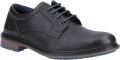 Hush Puppies Heren Julian Leren Schoenen (Zwart) - Zwart