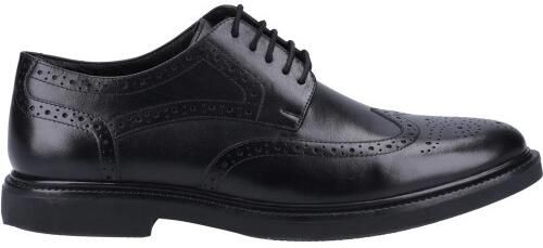 Hush Puppies Heren Kingston Leren Brogues (Zwart)