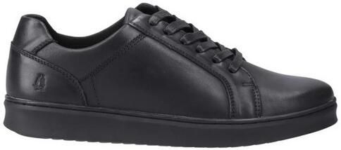 Hush Puppies Heren Madden Leren Sneakers (Zwart)