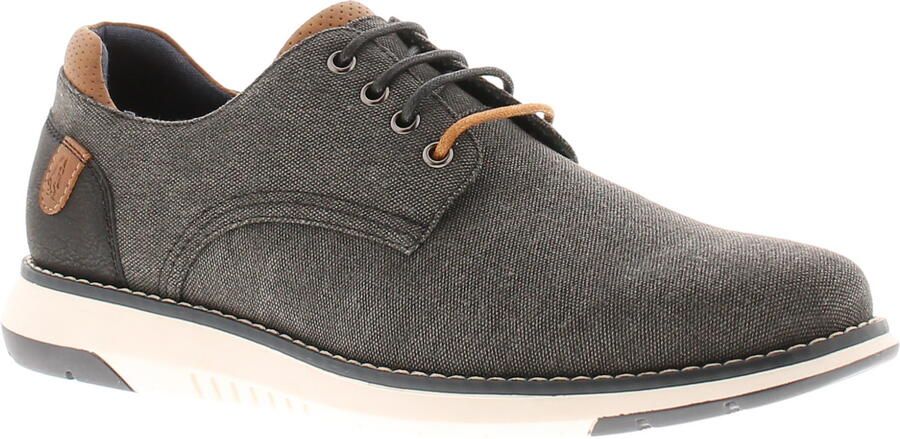 Hush Puppies Heren Schoenen Canvas Geheugen Foam Bruce grijs
