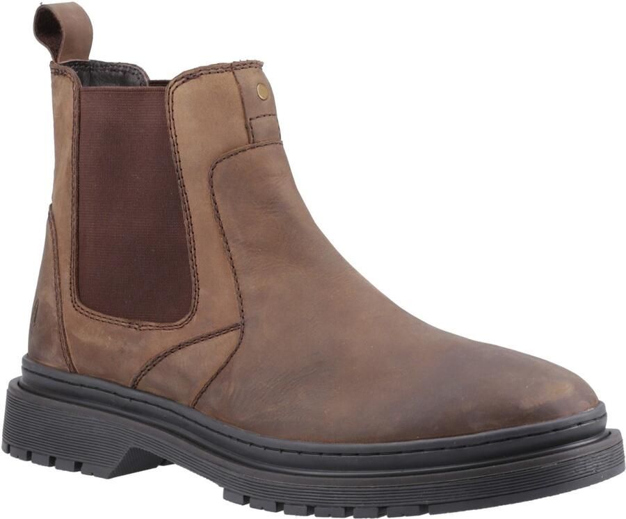 Hush Puppies Jamie Leren Heren Bruine Laarzen