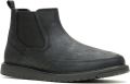 Hush Puppies Jenson Leren Zwarte Herenschoenen - Zwart
