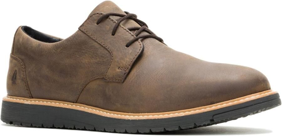 Hush Puppies JENSON MUDDY RIVER Leren Heren Brown Oxford Schoenen