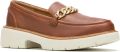 Hush Puppies Jodie Leren Dames Cognac Instappers - Bruin