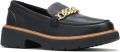 Hush Puppies Jodie Leren Dames Zwarte Instappers - Zwart