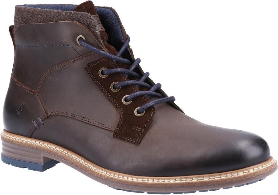 Hush Puppies Joel Leder Heren Bruin Laarzen
