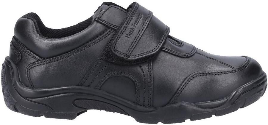 Hush Puppies Jongens Arlo Leren Schoolschoenen (Zwart)
