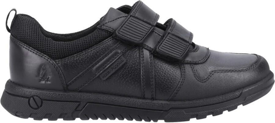 Hush Puppies Jongens Spencer Leren Schoolschoenen (Zwart)