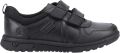 Hush Puppies Jongens Spencer Leren Schoolschoenen (Zwart) - Zwart