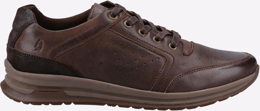 Hush Puppies Joseph Leren Herenschoenen Met Veters In Bruin Leer