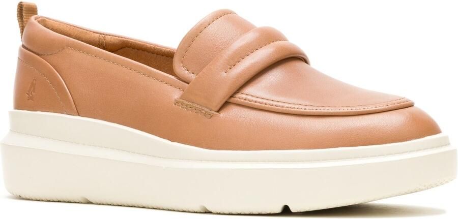 Hush Puppies Joy Penny Leer Dam Tan Instappers