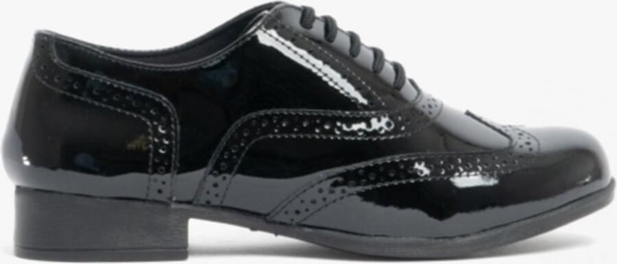 Hush Puppies KADA Meisjes School schoenen Zwart Lak