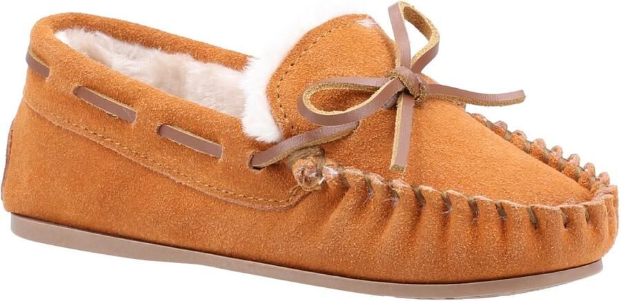 Hush Puppies Kinderen Kinderen Addison Suède Slippers (Tan)