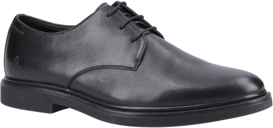 Hush Puppies Kye Leren Zwarte Veterschoenen voor Heren