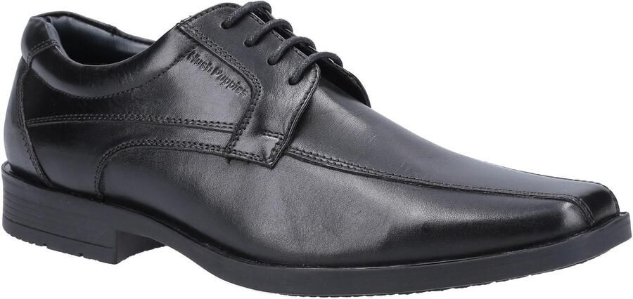Hush Puppies Leren herenschoenen Brandon (Zwart)