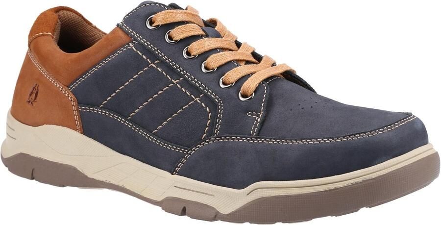 Hush Puppies Leren herenschoenen Finley (Oranje zwart)