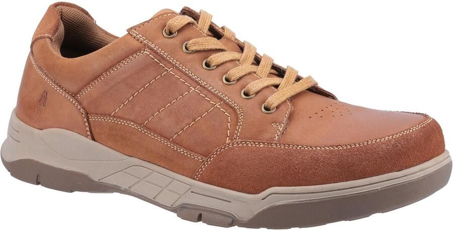 Hush Puppies Leren herenschoenen Finley (Tan)