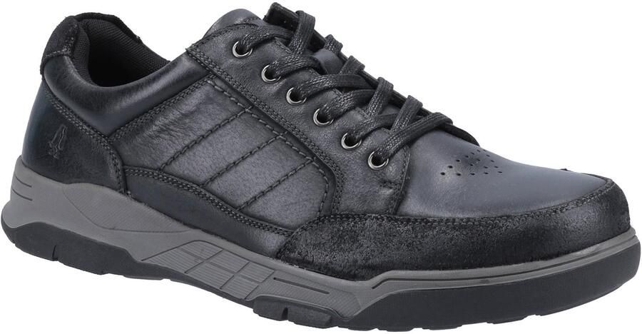 Hush Puppies Leren herenschoenen Finley (Zwart)