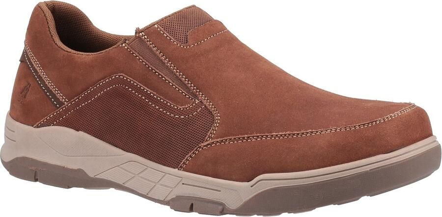 Hush Puppies Leren herenschoenen Fletcher (Tan)