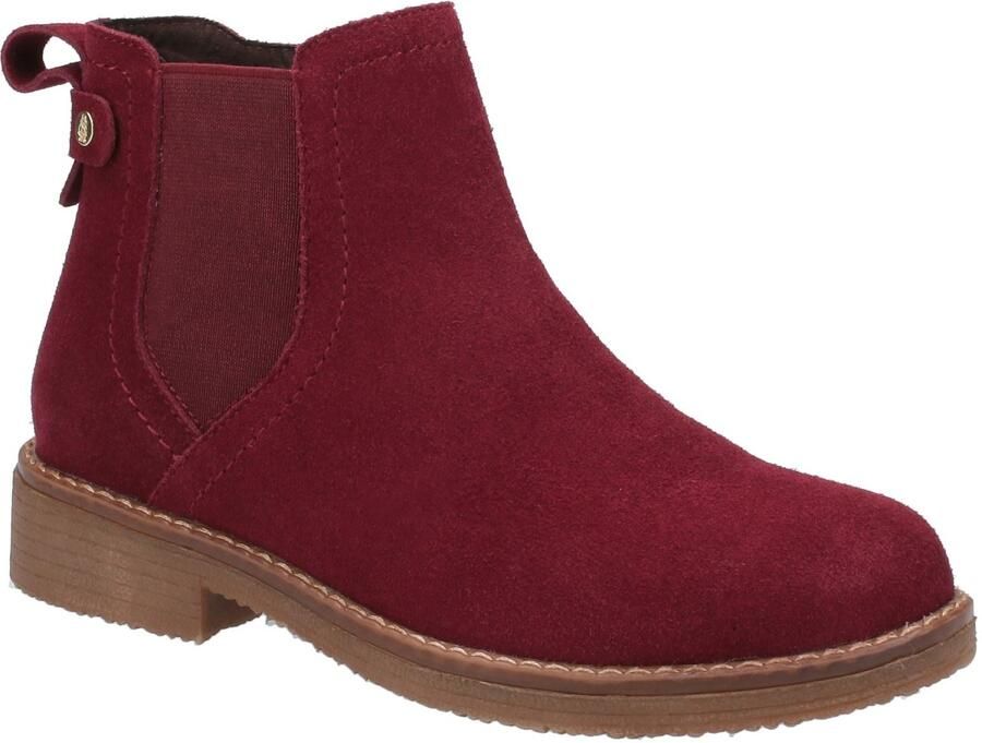 Hush Puppies Maddy Suède Dames Bordo Boots
