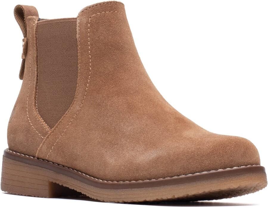 Hush Puppies Maddy Suède Dames Lichtbruine Laarzen