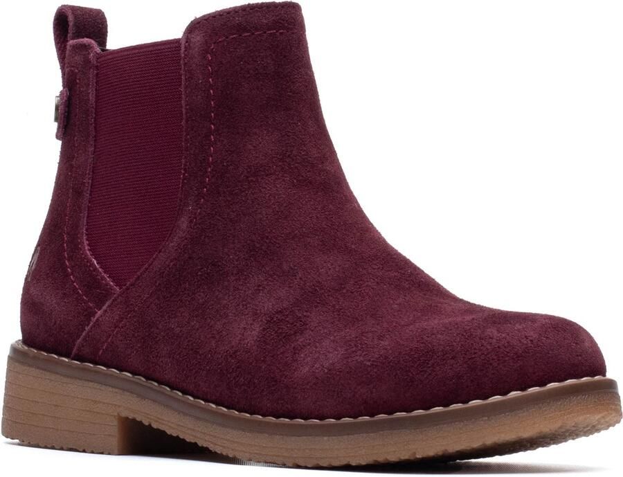 Hush Puppies Maddy Suède Dames Plum Boots