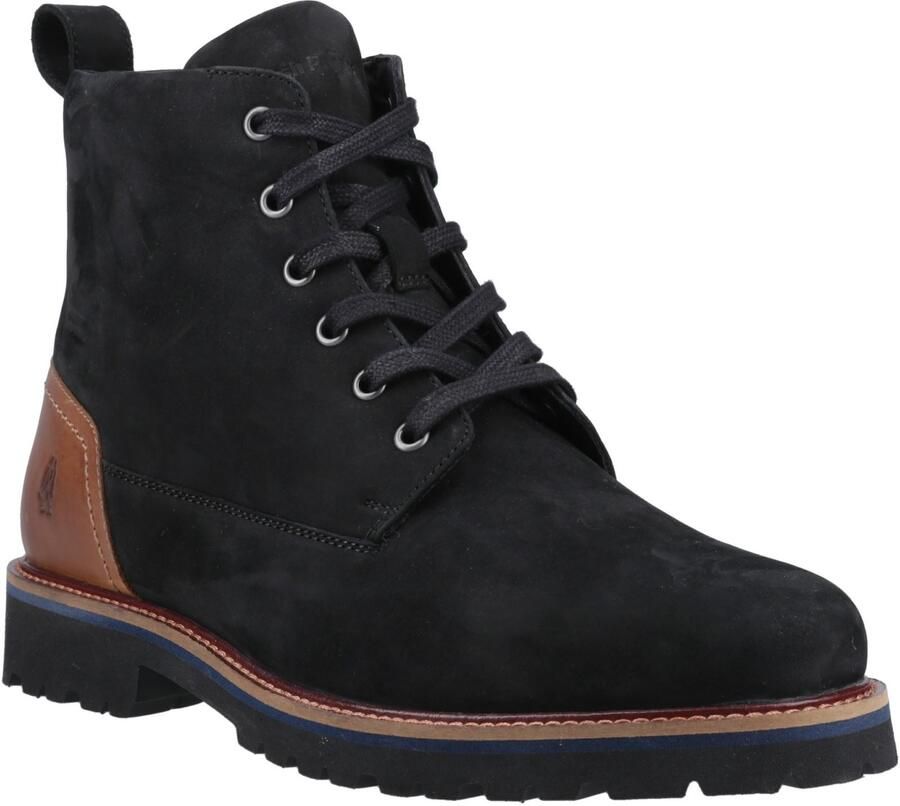 Hush Puppies Maguire Nubuck Heren Zwarte Enkelboots