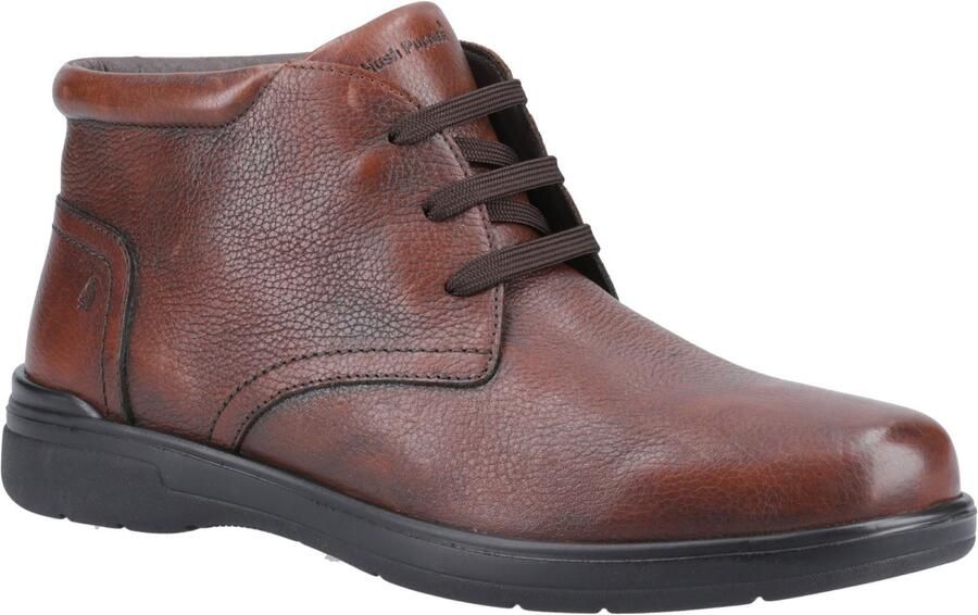 Hush Puppies Malcolm Leder Heren Bruin Laarzen
