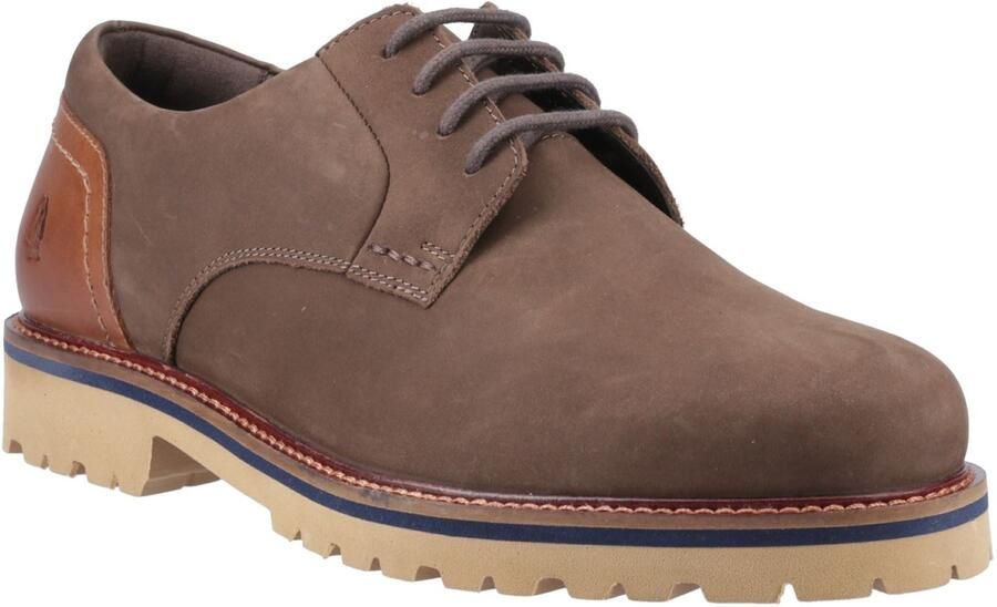 Hush Puppies Marcus Nubuck Heren Bruine Veterschoenen