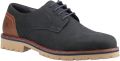 Hush Puppies Marcus Nubuck Heren Navy Veterschoenen - Marineblauw