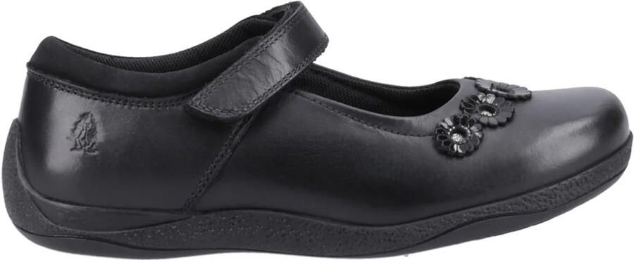 Hush Puppies Meisjes Christina Leren Schoolschoenen (Zwart)