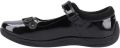 Hush Puppies Meisjes Christina Leren Schoolschoenen (Zwart octrooi) - Zwart